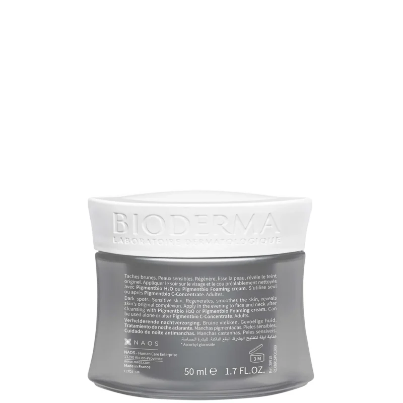 Bioderma Pigmentbio Night Renewer Cream for Hyperpigmented Skin 50ml - Image 2