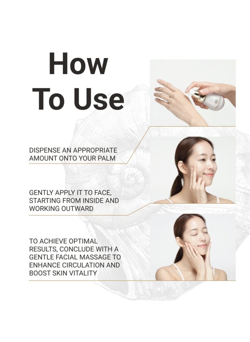 Gold Snail Essence 45 ml - 24K Gold and Smail Extract Essence, K Beauty Korean Skincare, Anti Wrincle and Dull Skin Care, Calming, Skin Brightening - Image 5